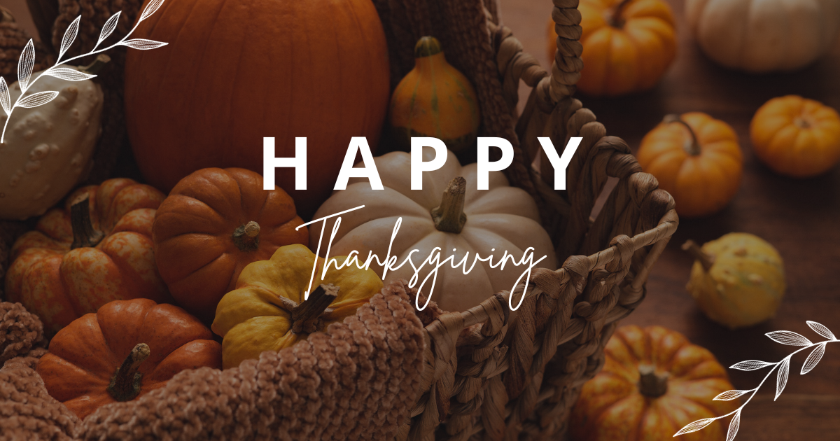 Thanksgiving office closure announcement for CRG Texas 
